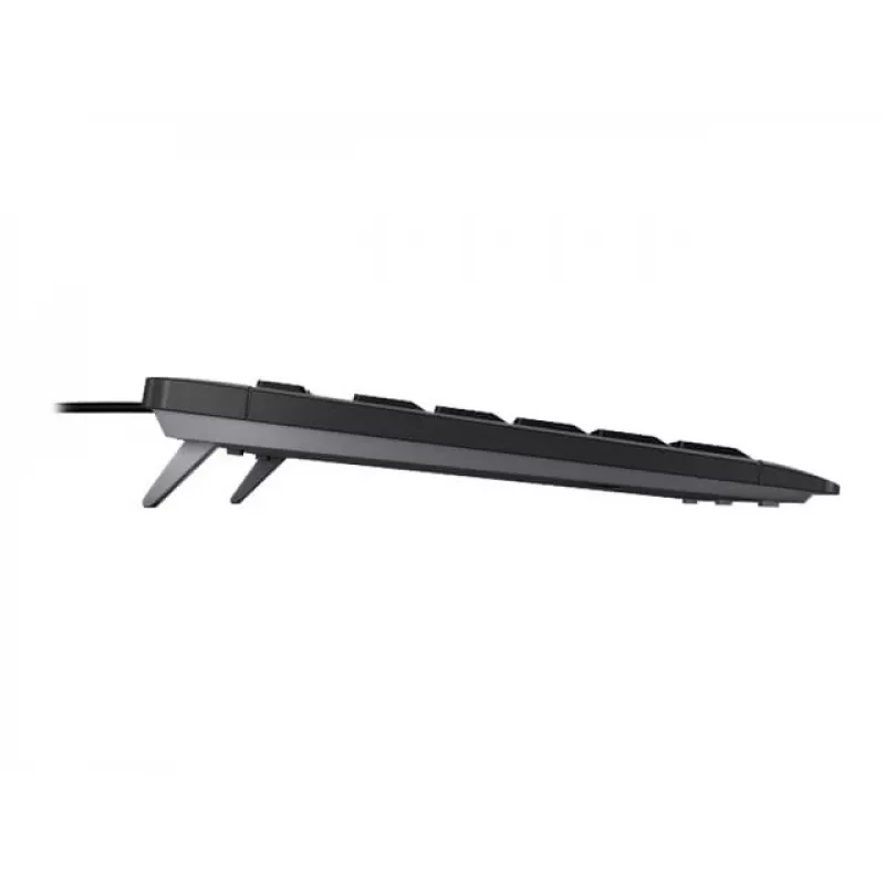 Contour Design Stream Keyboard, pilno dydžio (100%), laidinė, USB, mechaninė, AZERTY, juoda