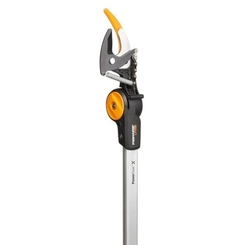 Sodinimo žirklės Fiskars UPX82 Anvil – genėjimo žirklės medingoms šakoms, juoda/mėlyna/pilka