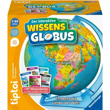 Ravensburger tiptoi interaktyvus pažintinis gaublys