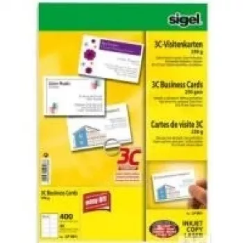Vizitinės kortelės Sigel LP801 400 vnt.