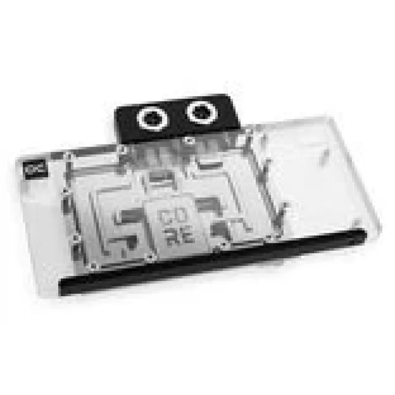 Vaizdo plokštė Alphacool Core RX 9070 XT Taichi Transparent Chrome su galine plokšte