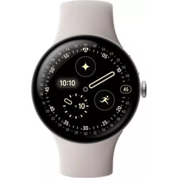 Google Pixel Watch 4 - 45 mm - Aliuminis sidabrinis poliruotas (GA10844-EU)