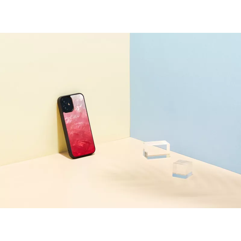 Apsauginis dėklas iKins Apple iPhone 12 mini – Pink Lake su juodais akcentais