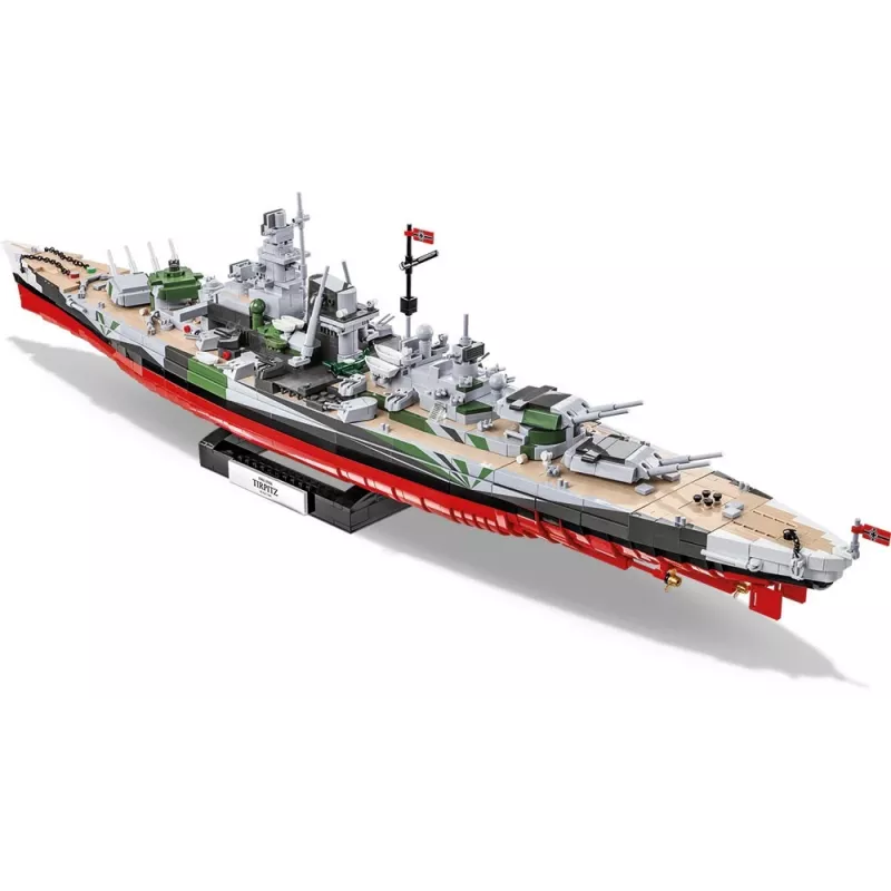 COBI 4839 Historical Collection mūšio laivas Tirpitz, kaladėlių rinkinys, 2810 elementų, 1:300