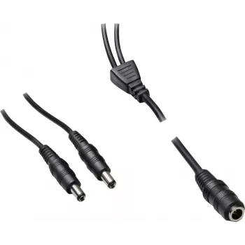 VOLTCRAFT žemos įtampos jungiamasis laidas, kištukas – lizdas, 5,5 mm / 2,5 mm, 1,10 m (072958C)