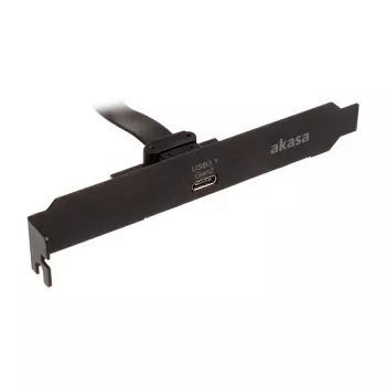 USB laidas Akasa AK-CBUB37-50BK 0,5 m USB 3.2 Gen 2 juodas