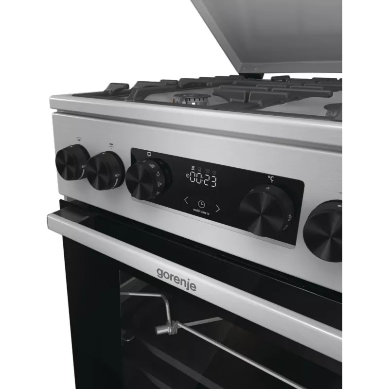 Gorenje GKS5C71XF Laisvai pastatoma viryklė su orkaite Sidabrinė