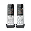 Gigaset COMFORT 500HX duo analoginis/DECT telefono aparatas su skambučio ID, juodas, sidabrinis