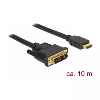 Vaizdo kabelio adapteris DeLOCK 85587 10 m HDMI A tipo DVI-D juodas