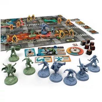 Stalo žaidimas Asmodee Marvel Zombies Heroes' Resistance – kooperacinis miniatiūrų Zombicide krosoveris