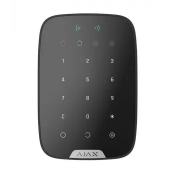 Belaidis klaviatūros modulis Ajax WRL/PLUS BLACK 38252 apsaugos sistemai, skaitmeninis įvedimas, maitinamas baterijomis