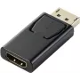 Renkforce RF-5506962 DisplayPort / HDMI adapteris [1x DisplayPort kištukas - 1x HDMI lizdas] juoda spalva, paauksuoti kontaktai (RF-5506962)