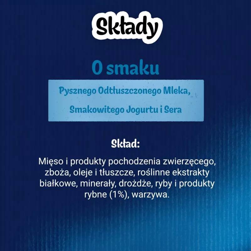 Felix Party Mix Dairy Delight 60 g traškūs pieno skonio užkandžiai katėms