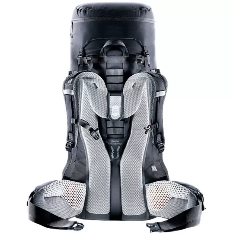 Deuter Aircontact Lite 45+10 SL Moteriška žygio kuprinė Juoda