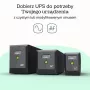Nepertraukiamo maitinimo šaltinis Green Cell UPSLP480 0,75 kVA (480 W) 4 AC lizdai, 2×12 V 7 Ah VRLA, bokštas, AVR