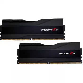 DIMM 32 GB DDR5-6400 (2x 16 GB) Dual-Kit, Arbeitsspeicher schwarz (matt), F5-6400J3239G16GX2-TZ5K, Trident Z5, INTEL XMP