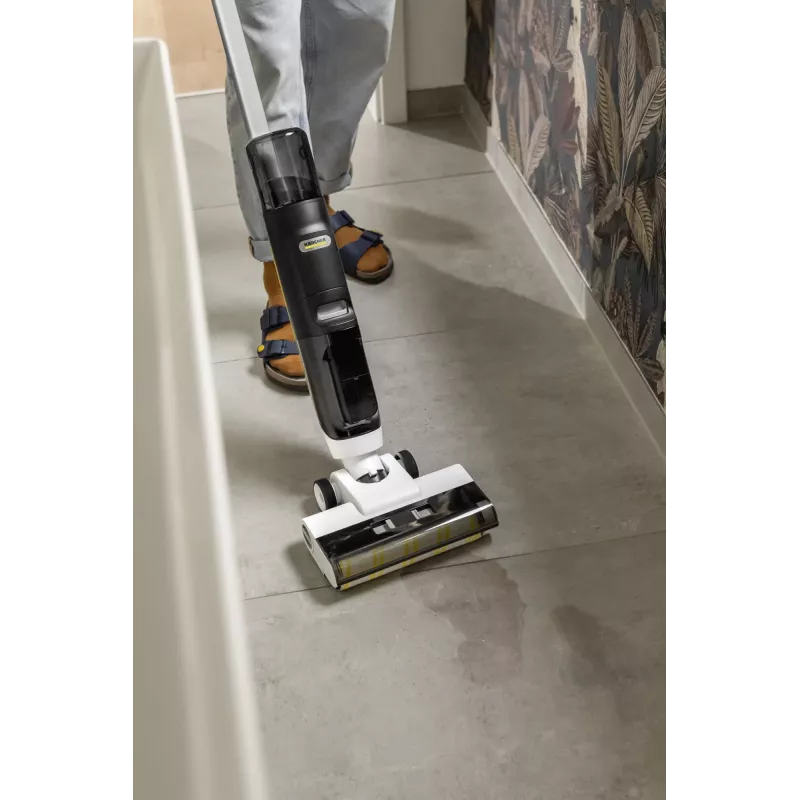 Grindų valiklis trys viename Karcher FCV 3 1.056-122.0 — sausas ir šlapias, 160 W, baltas