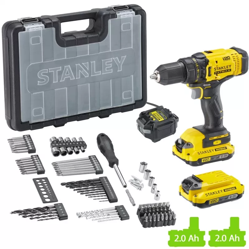 Gręžtuvas-suktuvas STANLEY SFMCD700D2A-QW 20V
