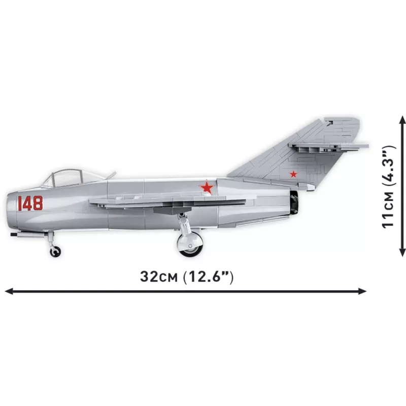 COBI Historical Collection Korėjos karas MiG-15 NATO kodas Fagot Sovietinis reaktyvinis lėktuvas