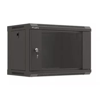 Sieninis stovas LANBERG WF03-5306-10B 6U, 60 kg, rakinamas, juodas