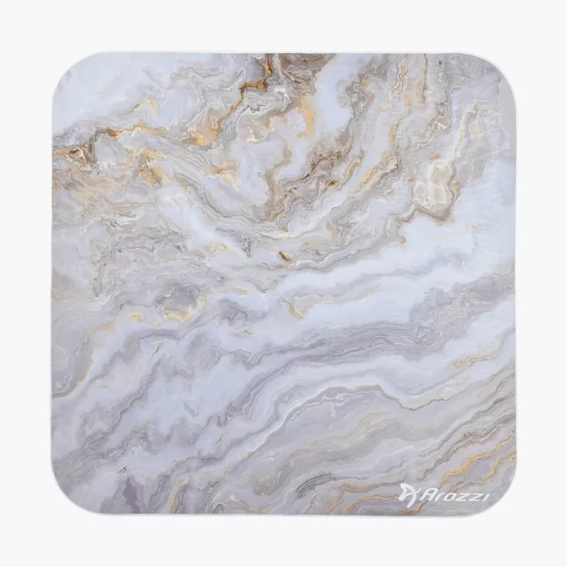 Arozzi AZ-ZONA-QTRO-WTM Marble Microfibre kilimėlis kėdės ratukams 1160×1160×3 mm