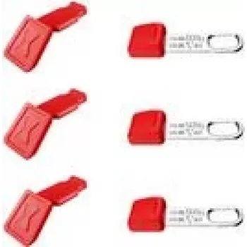 KNIPEX KN 00 63 06 TCR - 3 vnt. ColorClip Red+ TetheredTool segtukas (00 63 06 TCR)
