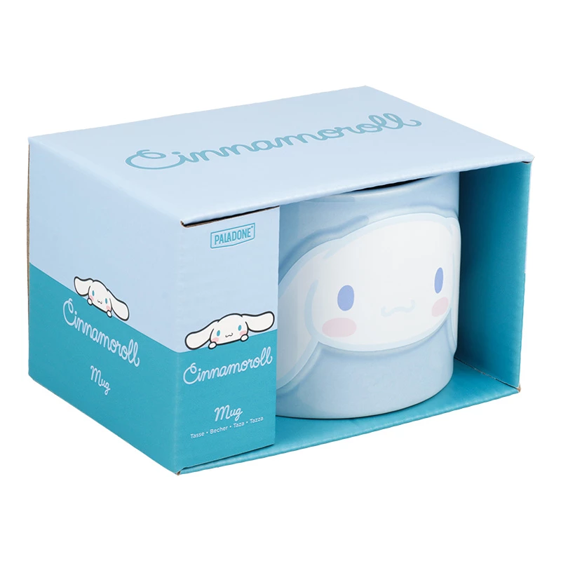Puodelis Paladone Cinnamoroll su reljefiniu dizainu – keraminis personažo puodelis 400 ml