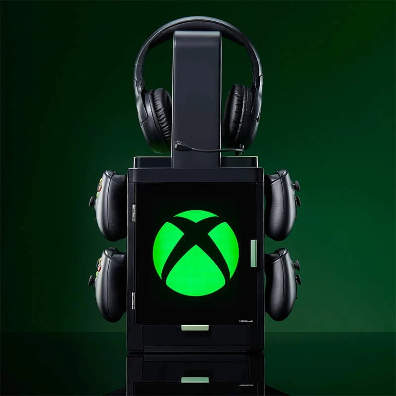 Numskull Games Oficialus Xbox žaidimų dėklas, diskelių laikiklis žaidimams, Xbox, juoda, laidinis