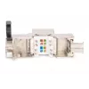 Keystone modulis Digitus CAT 8.1 RJ-45 ekranuotas plokščias baltas