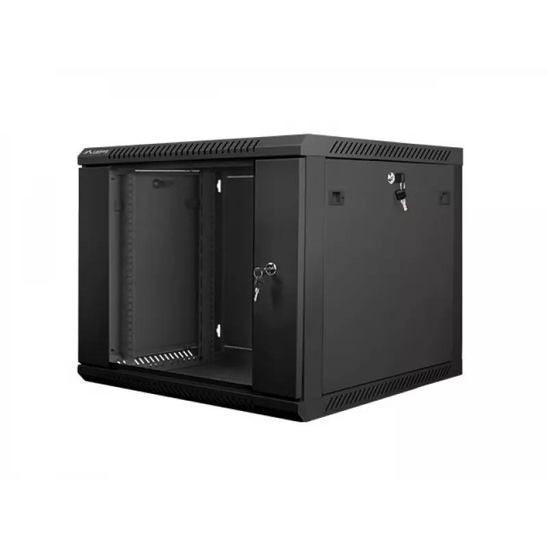Sieninis stovas LANBERG 9U 19 colių WF01-6609-10B, 600×600×507 mm, 60 kg, IP20, juodas