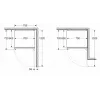 Šaldytuvas-šaldiklis Bosch Series 4 KGN497ICT 440 l C Nerūdijantis plienas