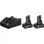 Bosch 1 600 A01 B20 akumuliatoriaus ir įkroviklio rinkinys