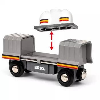 Traukinys BRIO World Santa Fe Trains of the World įvairiaspalvis