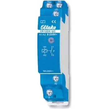 Valdymo relė ELTAKO ER12DX-UC 1S/16A 1TE elektroninė 8-230V 2000W
