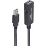 USB laidas ShiverPeaks BS13-29055 5m USB A juodas