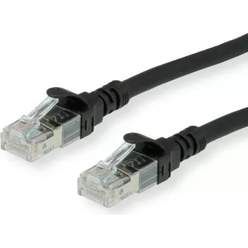 ROLINE Patch-Cable RJ-45 (M) į RJ-45 (M) 1,5 m UTP CAT 6a Halogen-Free, Moulded, Stranded, Juoda (21.15.2754)