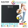Svarstyklės Salter SA00300 GGFEU16 Add and Weigh juodos