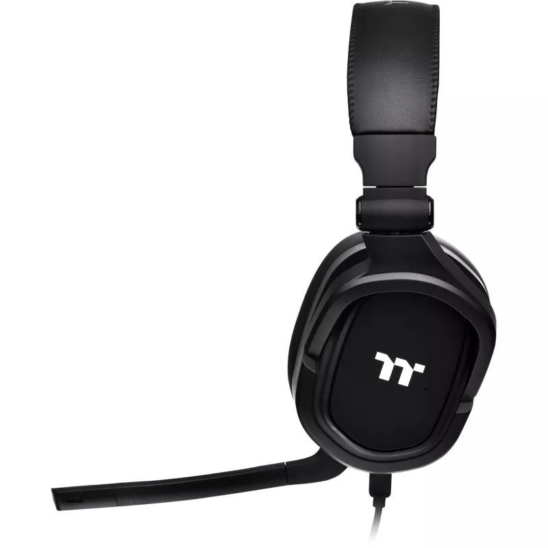 Ausinės Tt eSPORTS Argent H5 – uždedamos ant galvos, laidinės, 3,5 mm kištukas, juodos (GHT-THF-ANECBK-30)