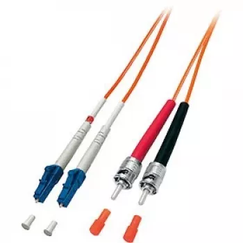 Equip LC/ST 50/125μm 10m šviesolaidinis kabelis OM2, oranžinis