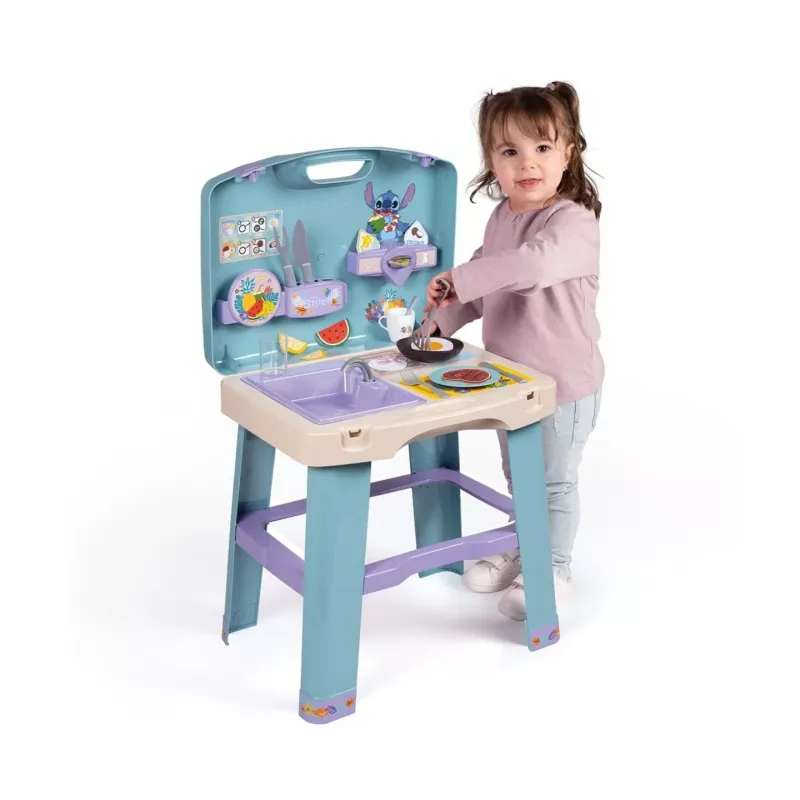 Virtuvės komplektas vaikams SMOBY Stitch Kitchen 7600311909 su aksesuarais