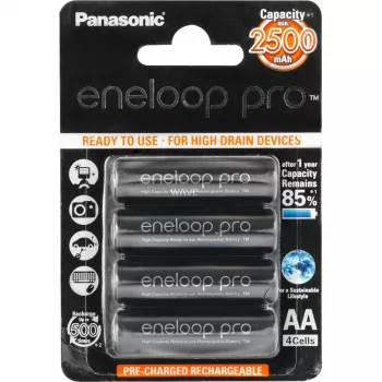 Įkraunama AA baterija Panasonic BK-3HCCE/4BE NiMH 1,2 V 4 vnt.