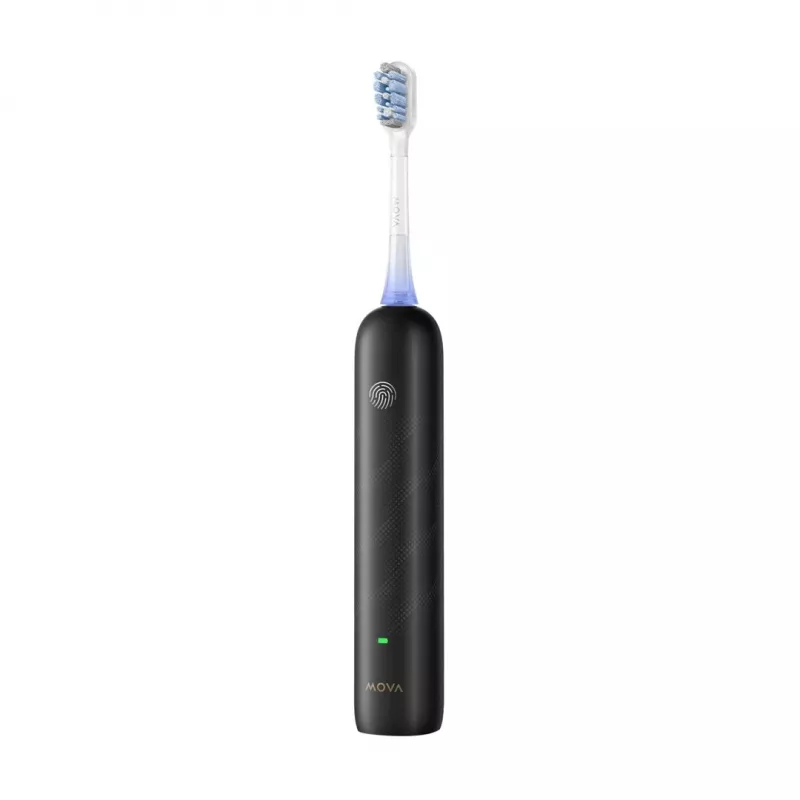 Elektrinis soninis dantų šepetėlis MOVA Fresh Pro Adult Black su įmontuota Li‑Ion baterija, 4 režimai