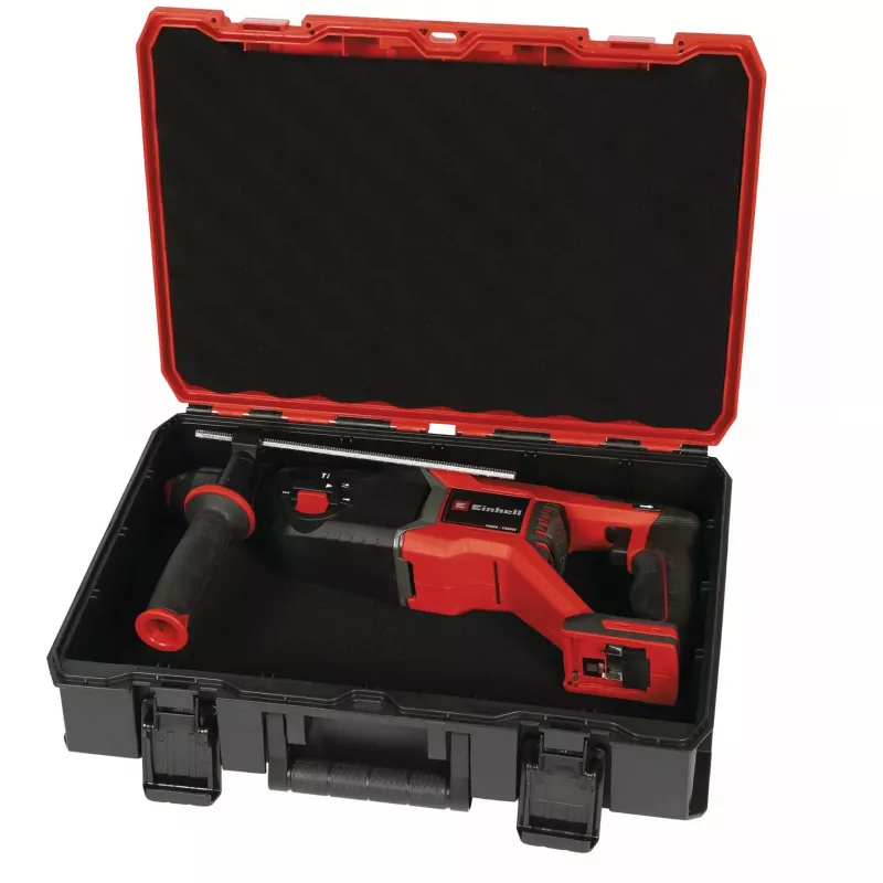 Profesionalus akumuliatorinis rotacinis plaktukas TP-HD 18/26 D Li BL - Solo, 18V (juodai/raudonas, be akumuliatoriaus ir įkroviklio, E-Case dėkle)