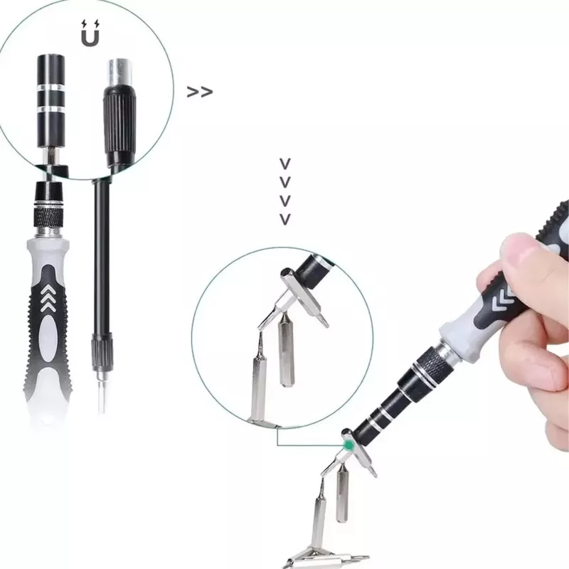 Extralink precizinis atsuktuvų rinkinys, Torx atsuktuvai 115 viename