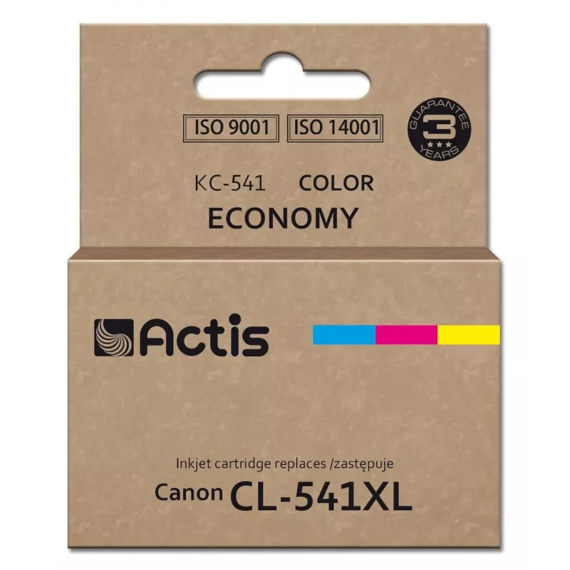 Actis KC-541 rašalas Canon spausdintuvui (pakaitalas CL-541XL) Supreme, 18 ml, mėlyna, geltona, purpurinė