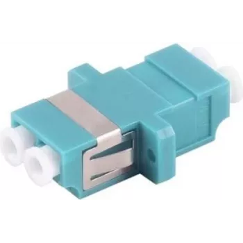 S/CONN šviesolaidinis adapteris LC/LC 07-60012, vienmodis, aqua spalva