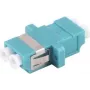 S/CONN šviesolaidinis adapteris LC/LC 07-60012, vienmodis, aqua spalva