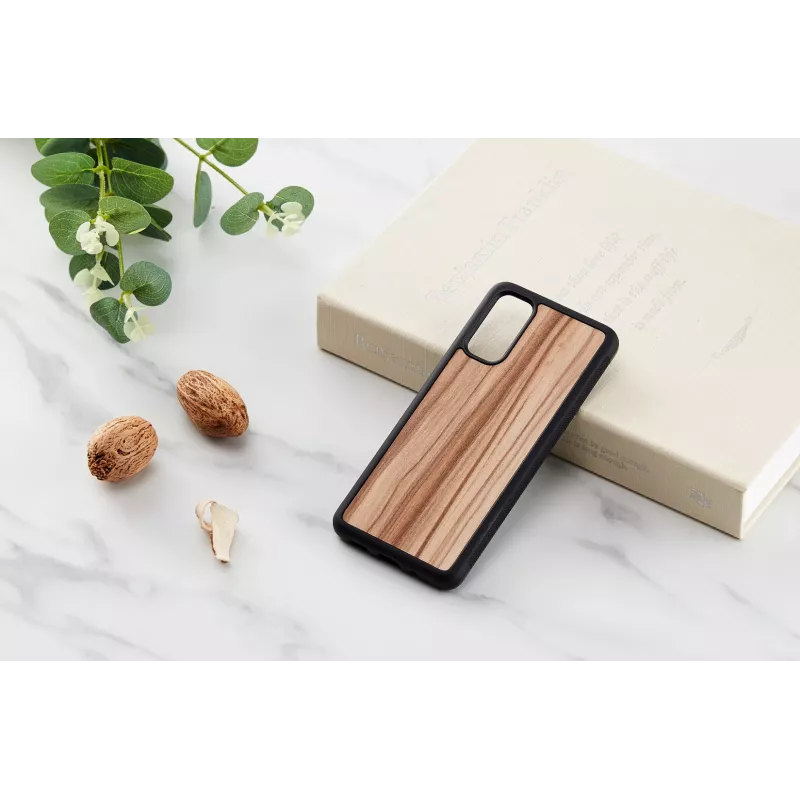 Man and wood Galaxy S20 Cappuccino Black – apsauginis dėklas Samsung Galaxy S20