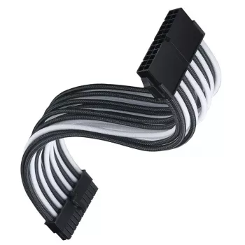 ATX ilginimo kabelis SILVERSTONE SST-PP07E-MBBW 30 cm juodas/baltas
