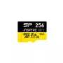 Atminties kortelė Silicon Power Inspire 256 GB MicroSDXC V30 UHS-I U3 A2 4K + adapteris (SP256GBSTXLA2V1NSP)